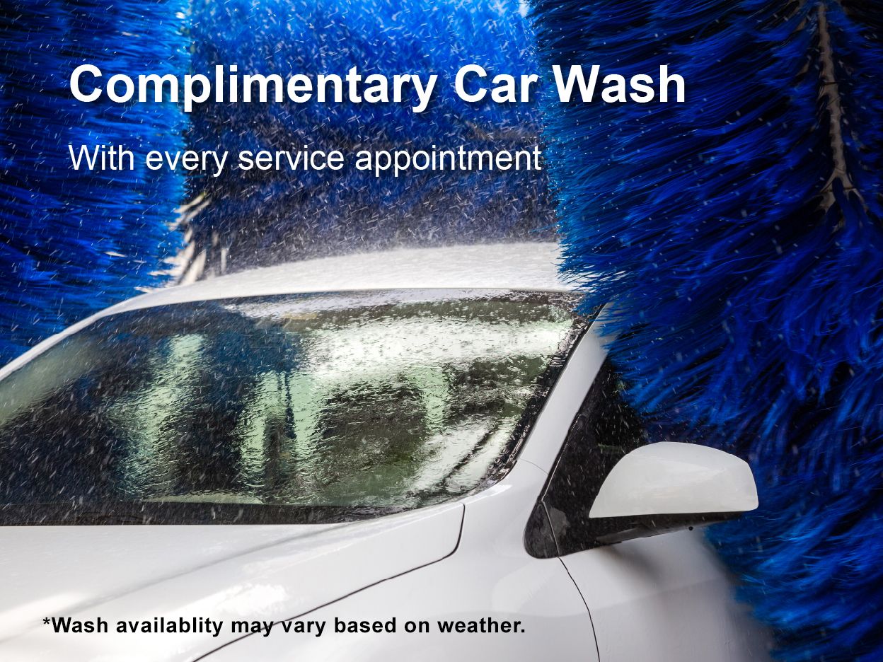 Complimentary Car Wash Special