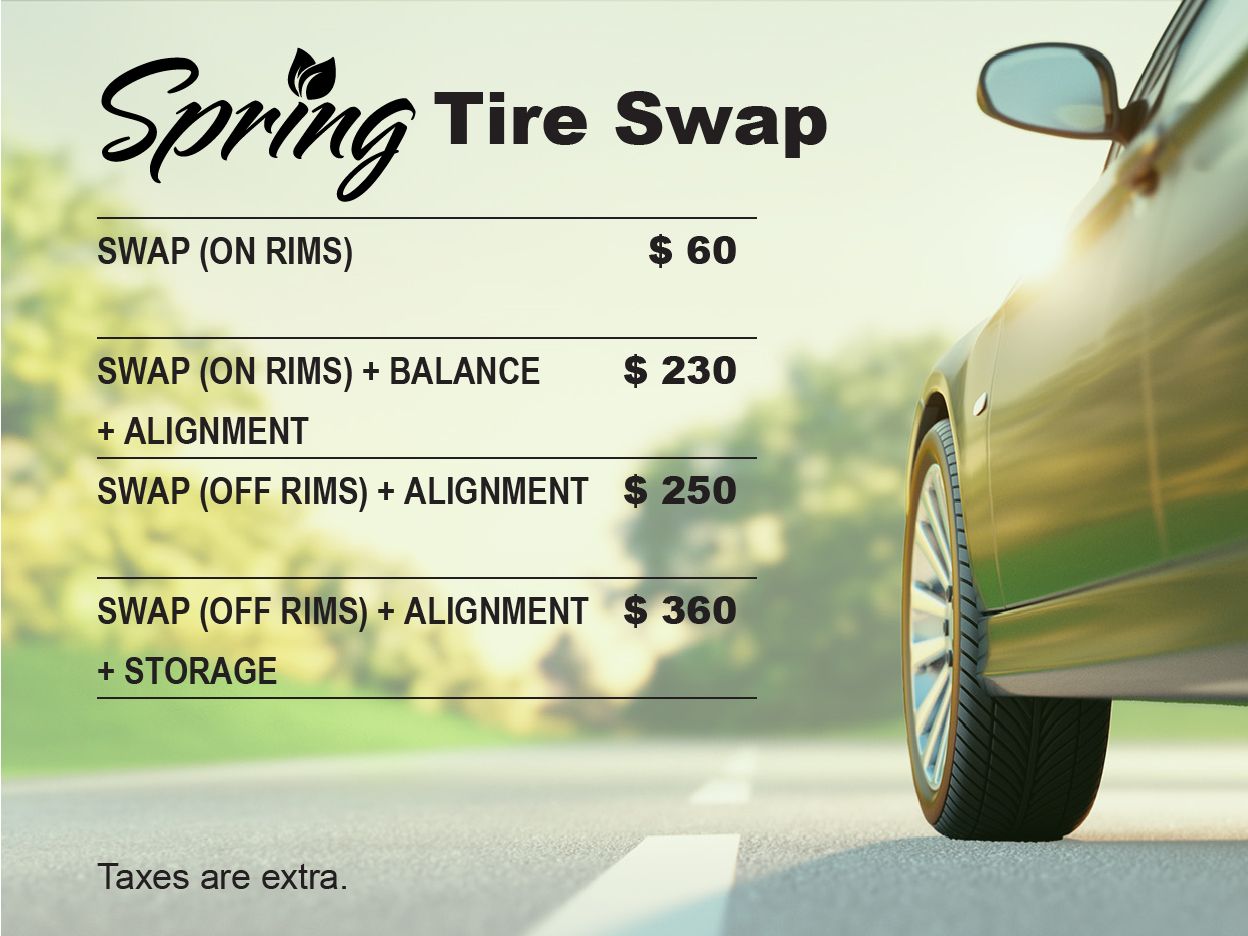 Tire Swap Special