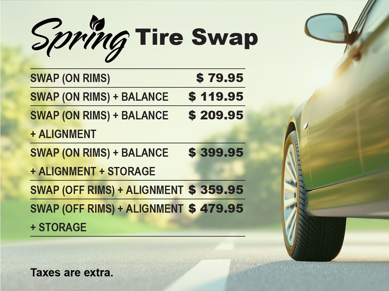 Tire Swap Special