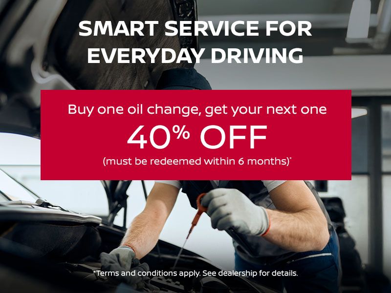 Buy One Oil Change, Get Your Next One 40% off