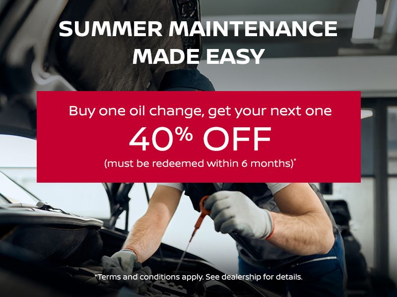 Buy One Oil Change, Get Your Next One 40% Off