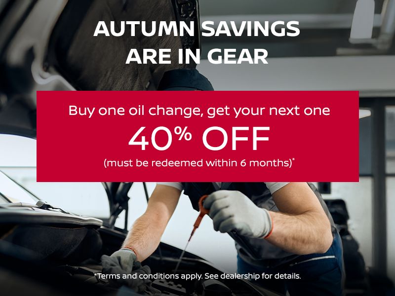 Buy One Oil Change, Get Your Next One 40% Off