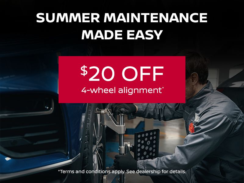 $20 Off 4-Wheel Alignment