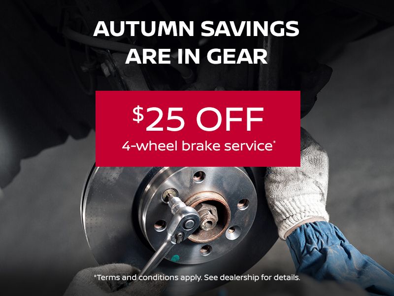 $25 Off 4-Wheel Brake Service