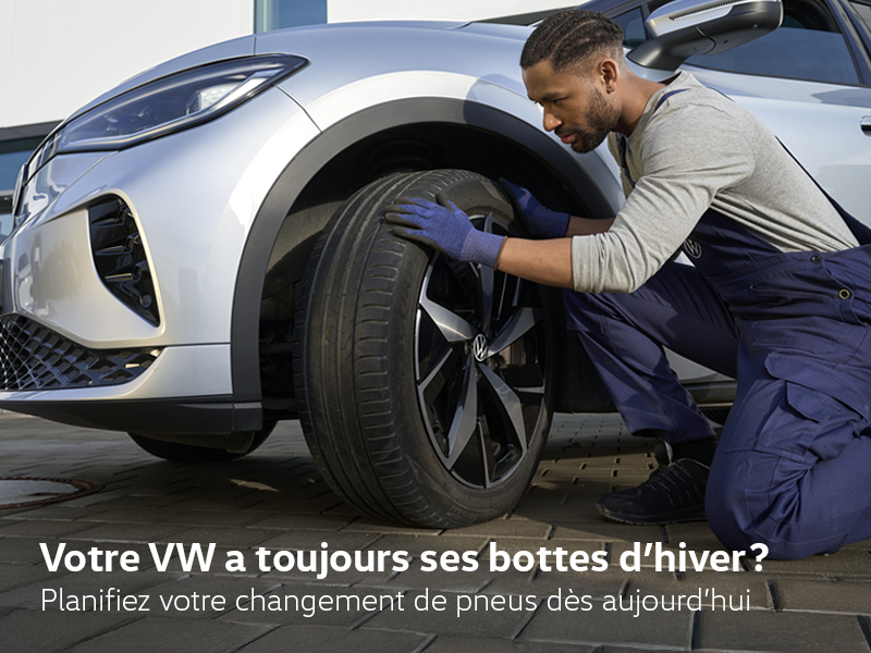 Changement de pneus de printemps