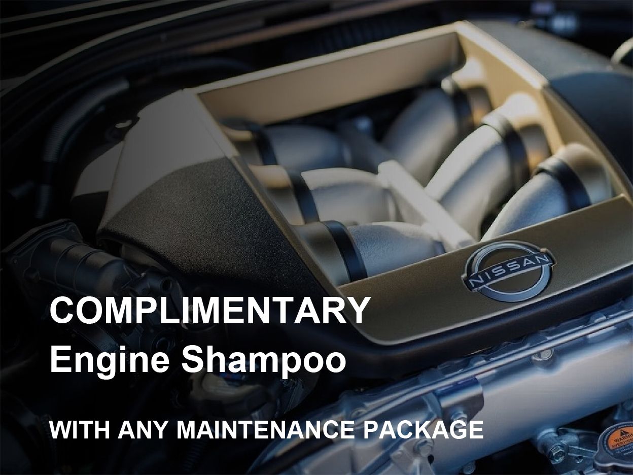Complimentary Engine Shampoo Special
