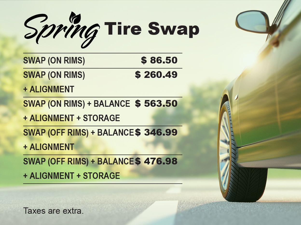 Tire Swap Special