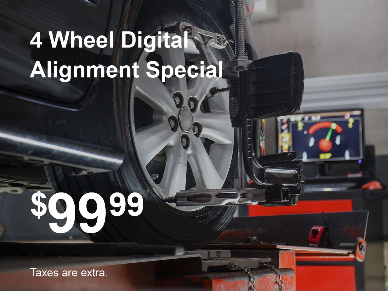 4-Wheel Digital Alignment Special