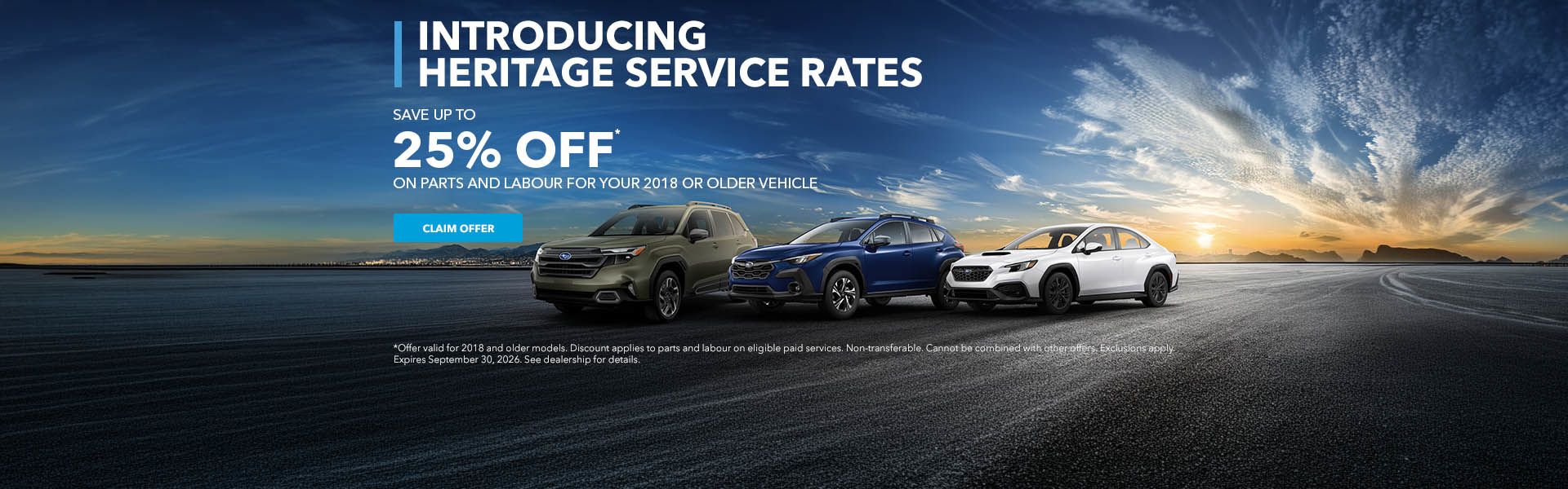 Introducing Heritage Service Rates