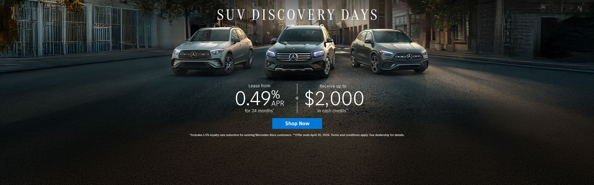 SUV Discovery Days