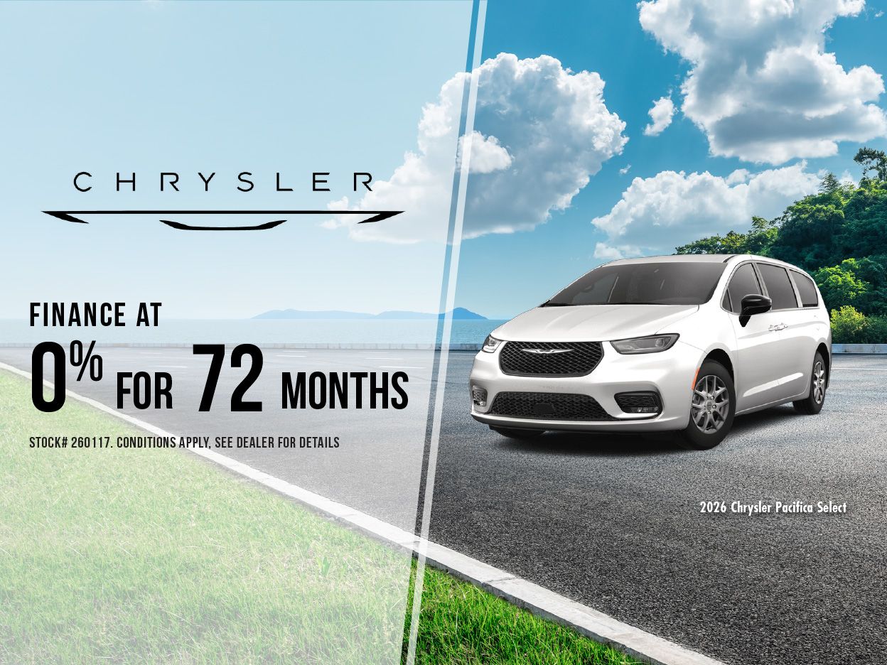 Get the 2026 Chrysler Pacifica!