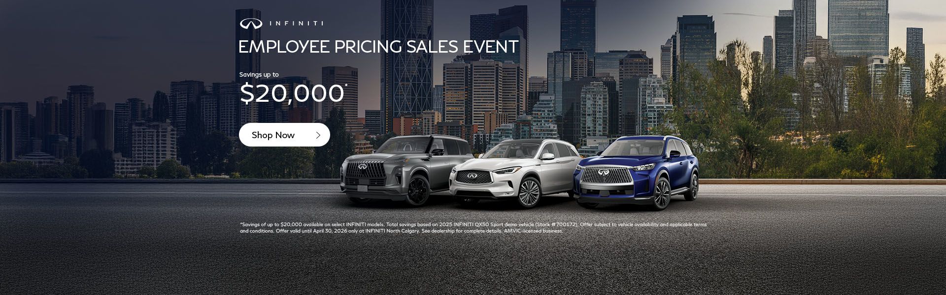 Employee Pricing Sales Event