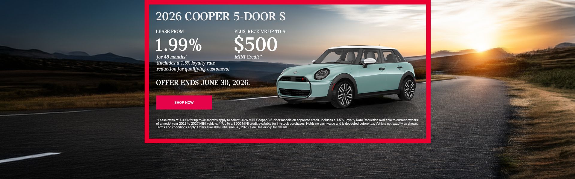2026 Cooper 5-door S