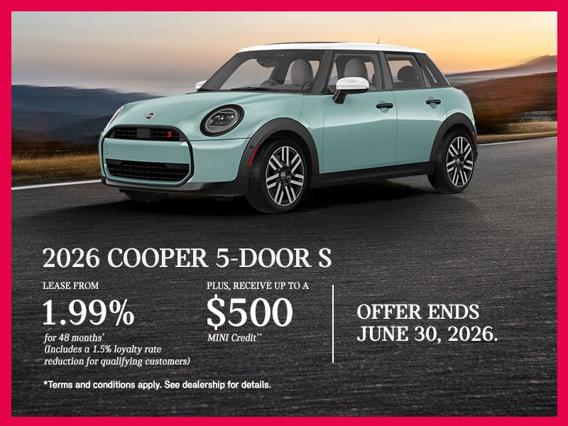 2026 Cooper 5-door S