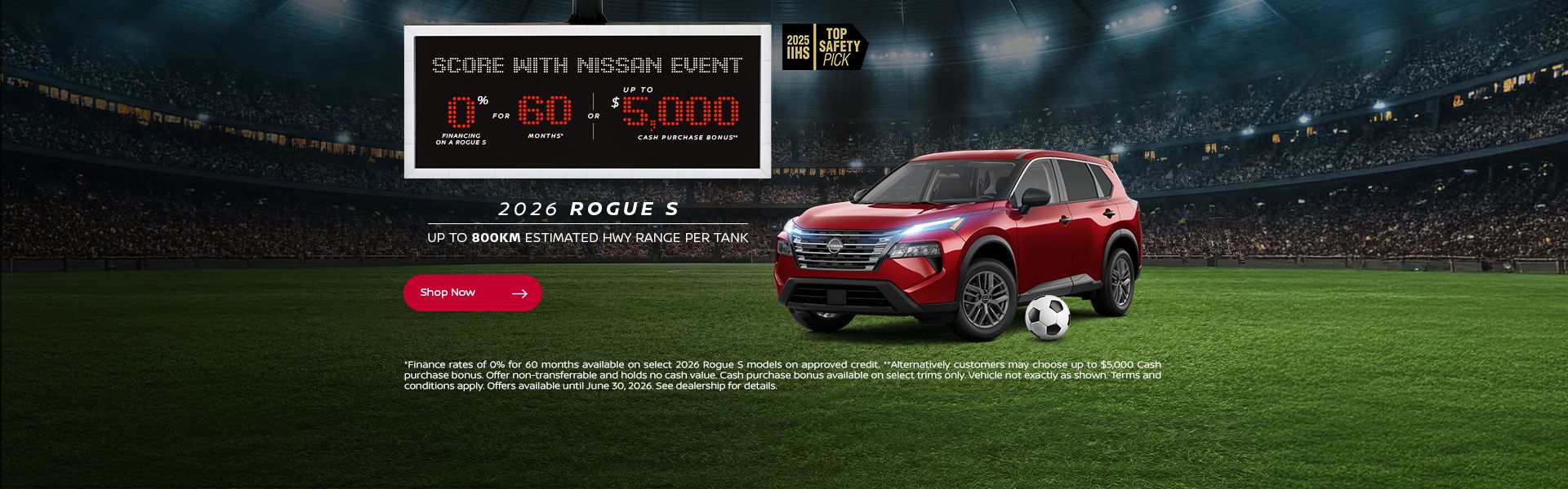 Score with Nissan Event | 2026 Rogue S