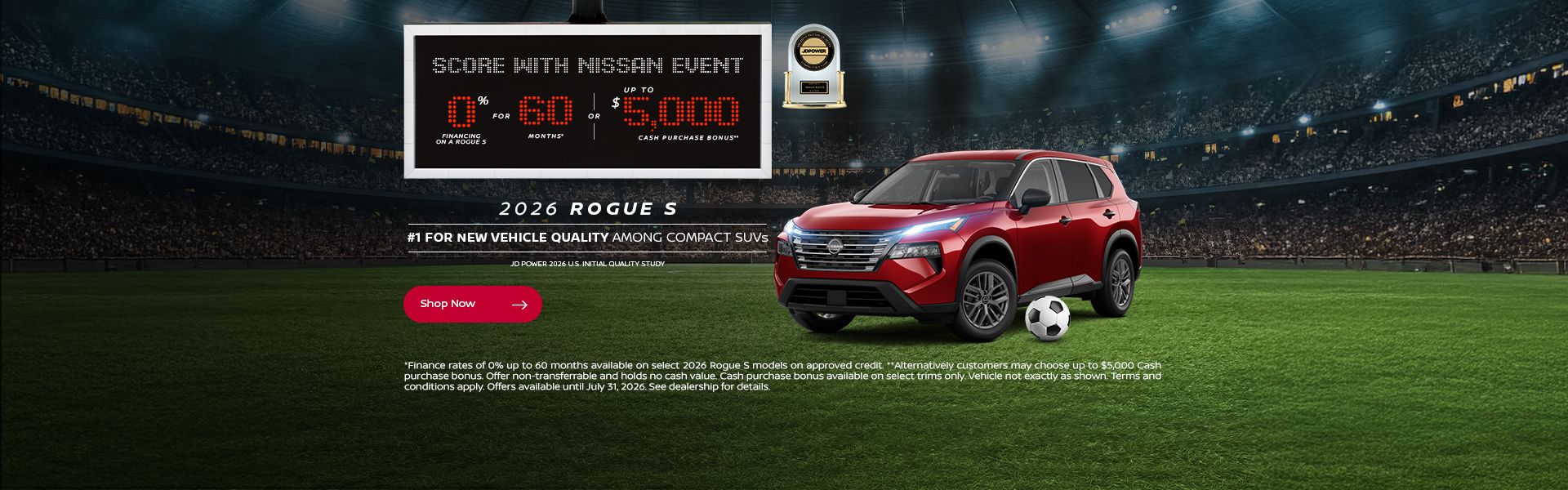 Score with Nissan Event | 2026 Rogue S