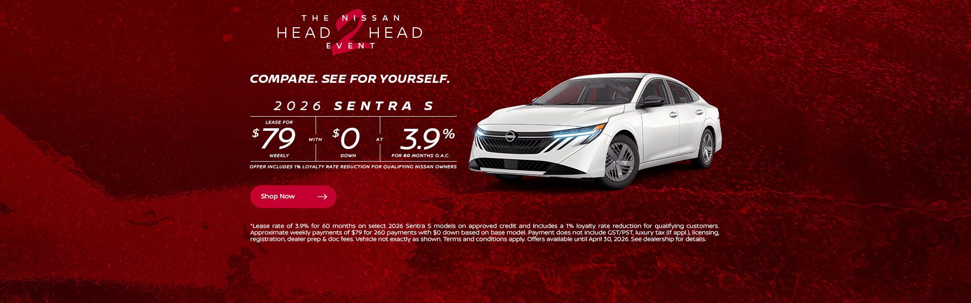 The Nissan Head 2 Head Event | 2026 Sentra S