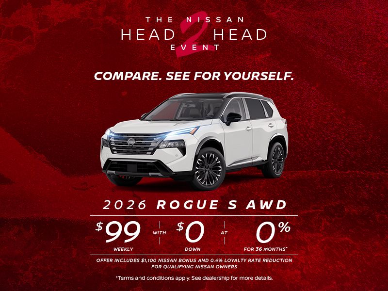 The Nissan Head 2 Head Event | 2026 Rogue S AWD