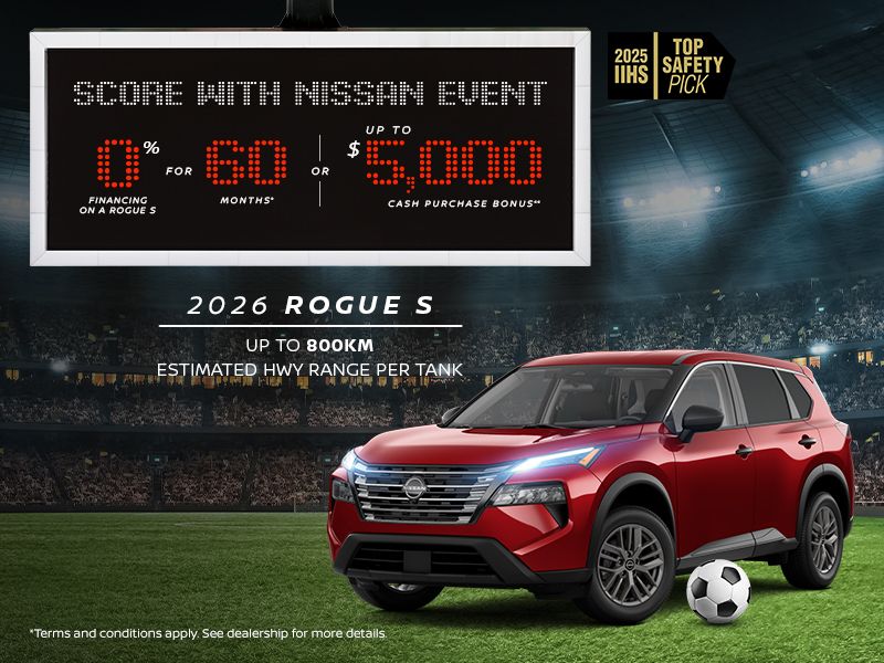 Score with Nissan Event | 2026 Rogue S
