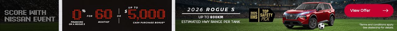 Score with Nissan Event | 2026 Rogue S