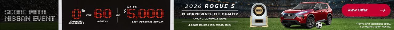 Score with Nissan Event | 2026 Rogue S