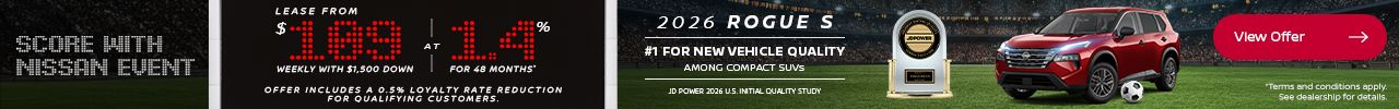 Score with Nissan Event | 2026 Rogue S AWD