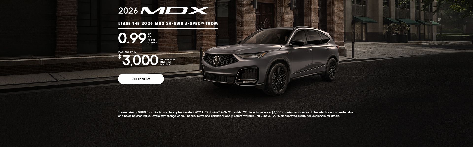 2026 MDX SH-AWD A-SPEC