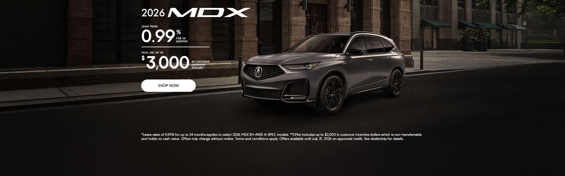 2026 MDX SH-AWD A-SPEC