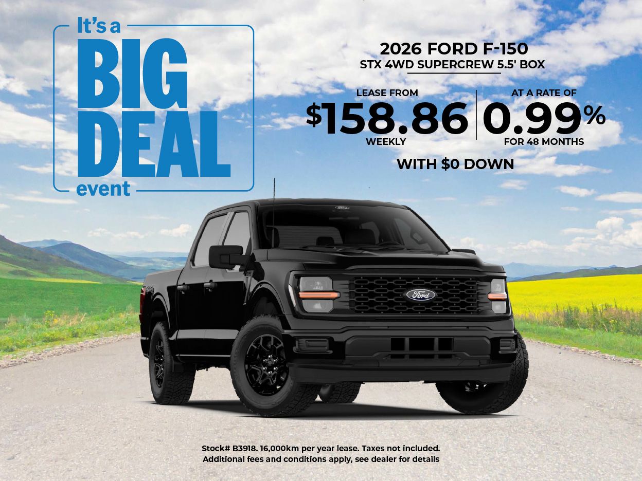 Get the 2026 F-150 STX!