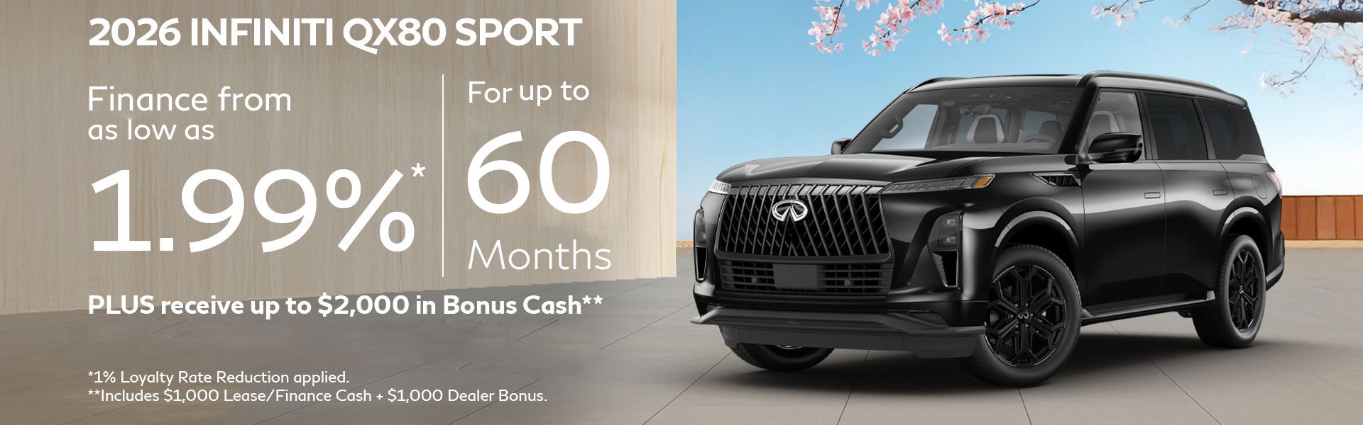 2026 QX80 - April Offer