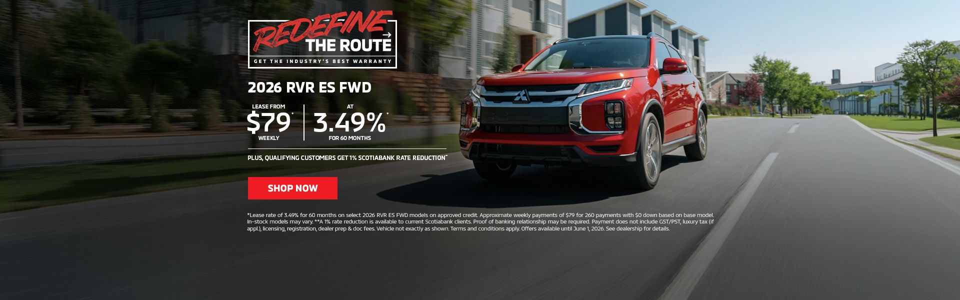 Redefine the Route | 2026 RVR ES FWD