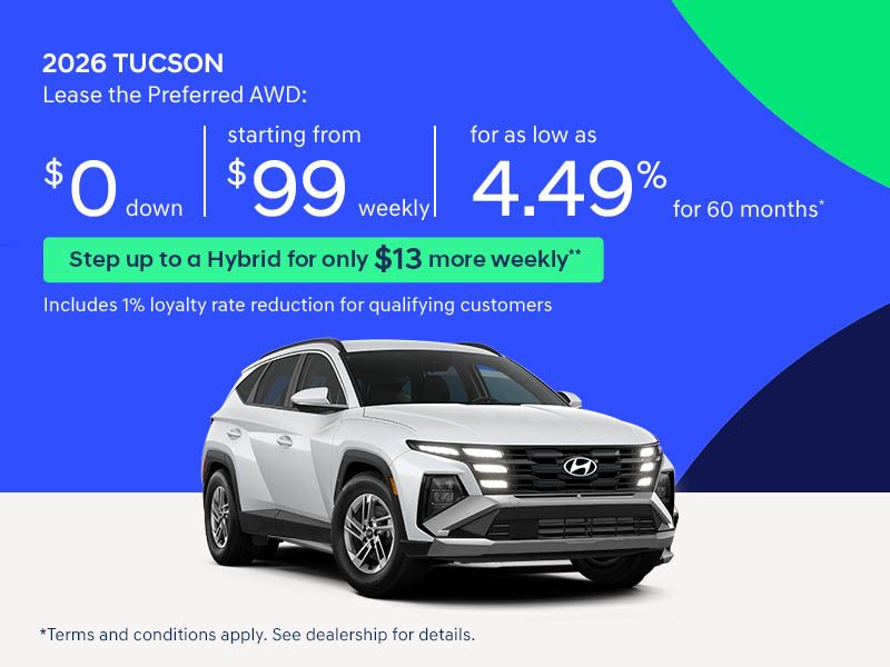 Hyundai Next Starts Now Sales Event | 2026 Tucson