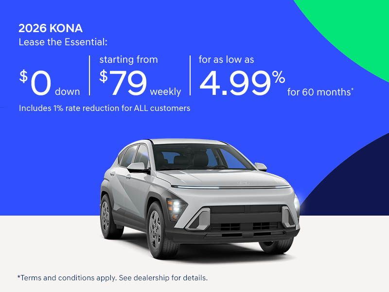 Hyundai Next Starts Now Sales Event | 2026 Kona