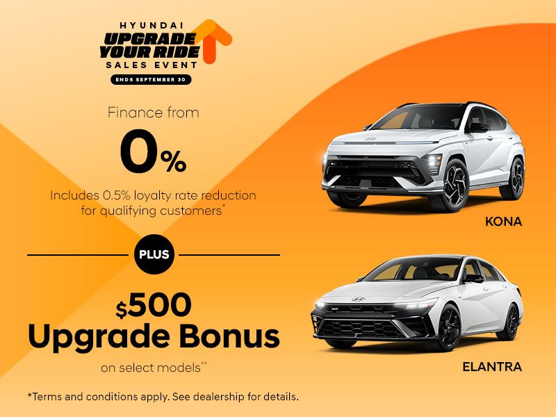 Hyundai Upgrade Your Ride Sales Event