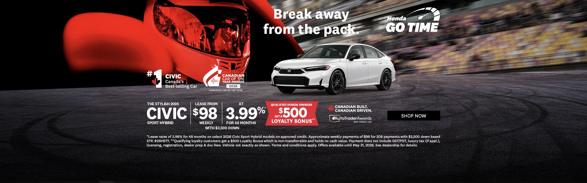 Honda GO TIME | 2026 CIVIC