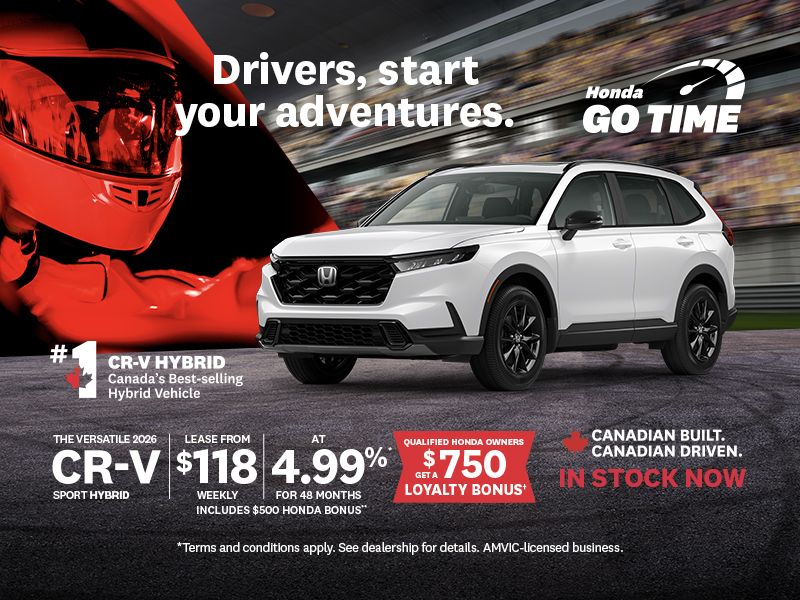 Honda GO TIME | 2026 CR-V Sport Hybrid