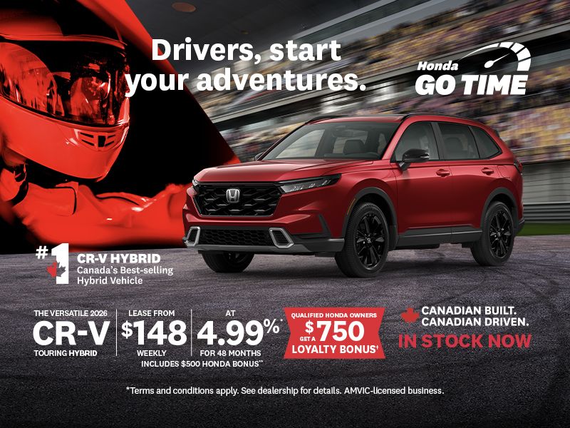 Honda GO TIME | 2026 CR-V Touring Hybrid