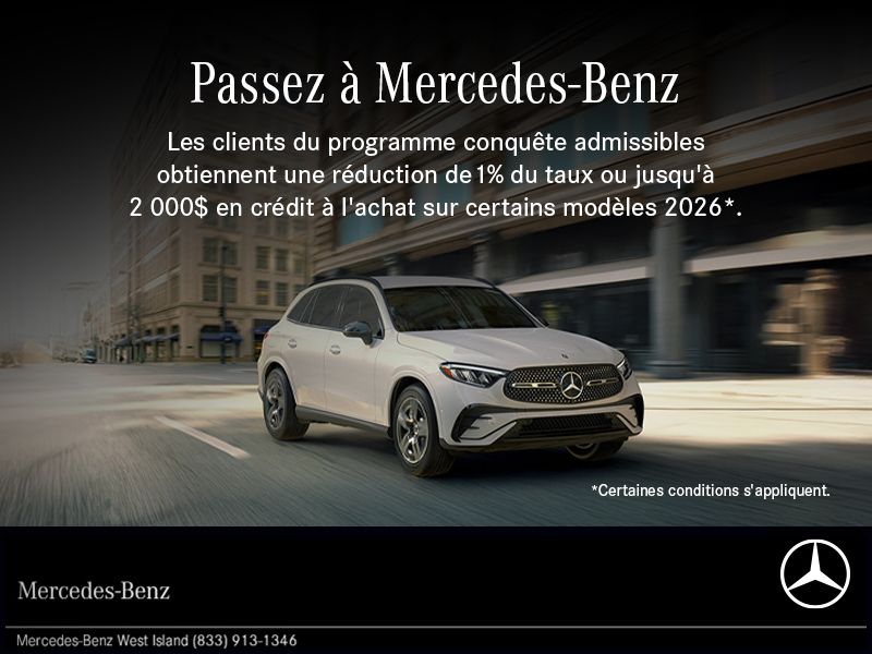 Passez à Mercedes-Benz.