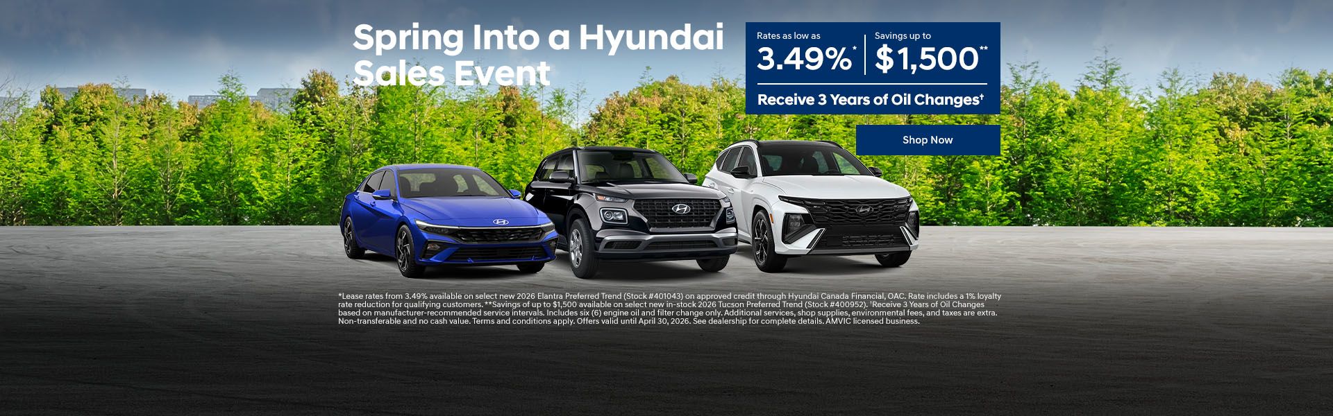 Spring Into a Hyundai Sales Event
