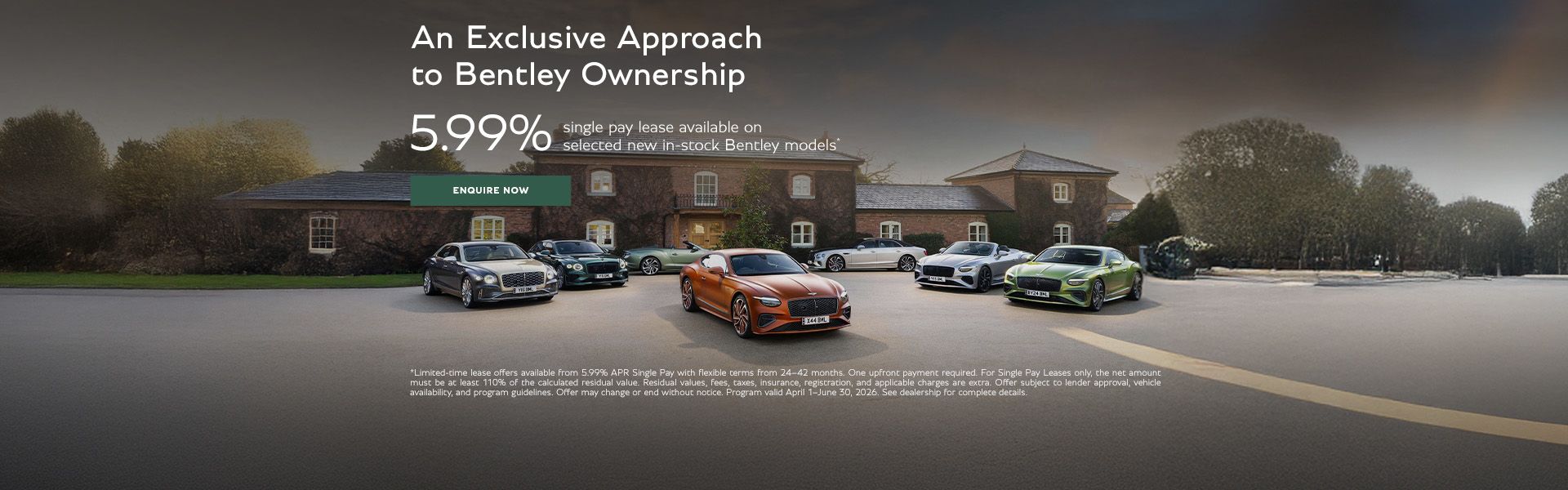 An Exclusive Approach to Bentley Ownership