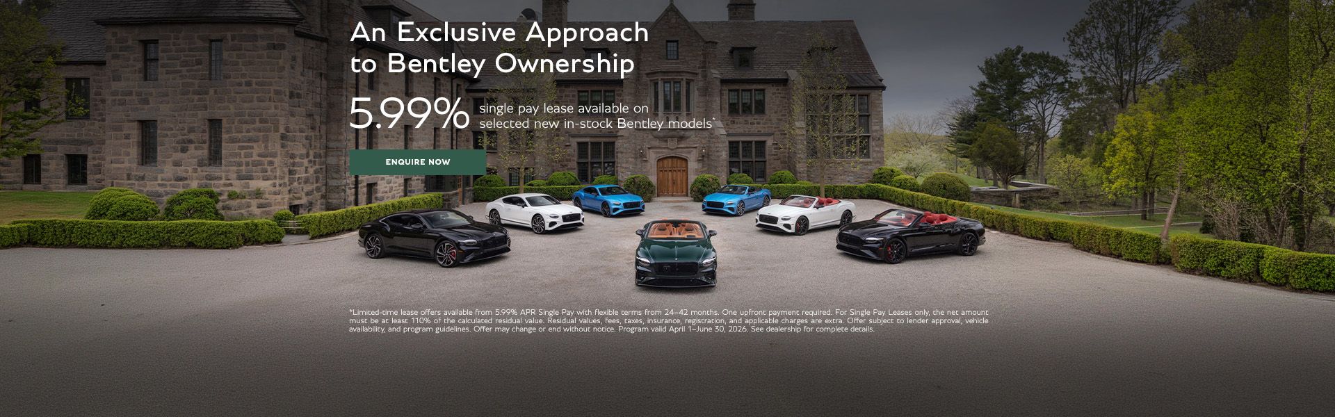 An Exclusive Approach to Bentley Ownership
