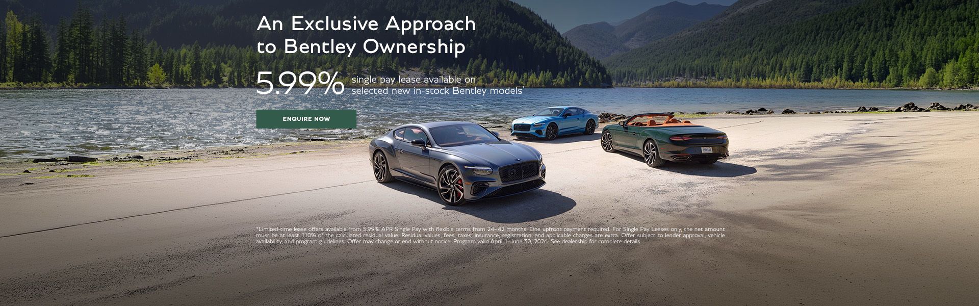 An Exclusive Approach to Bentley Ownership