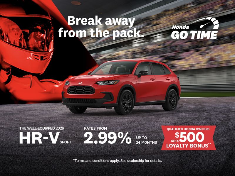 Honda GO TIME | 2026 HR-V Sport