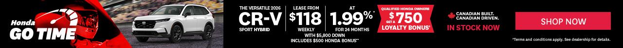 Honda GO TIME | 2026 CR-V Sport Hybrid