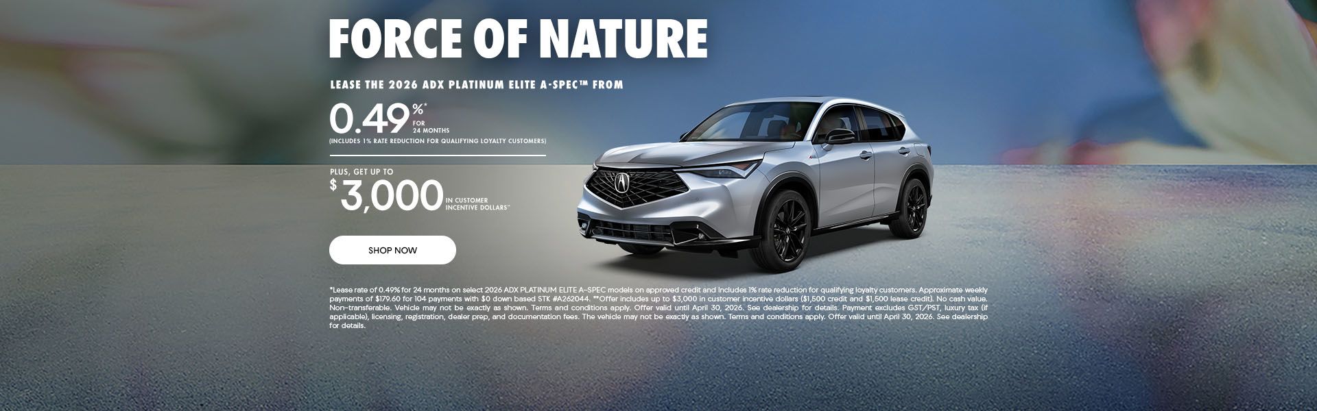 Force of Nature | 2026 ADX