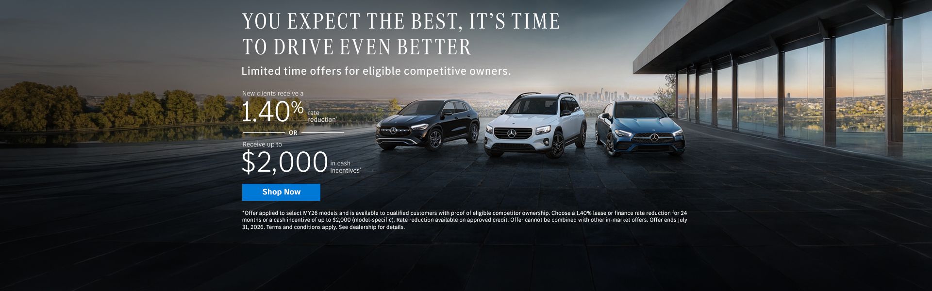 You expect the best, it’s time to drive even better