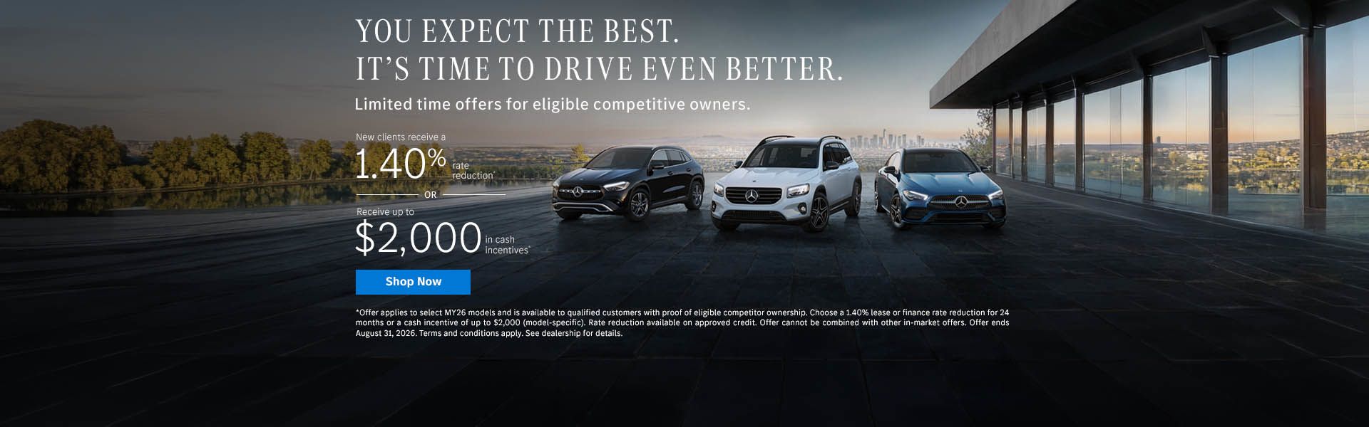 You expect the best, it’s time to drive even better