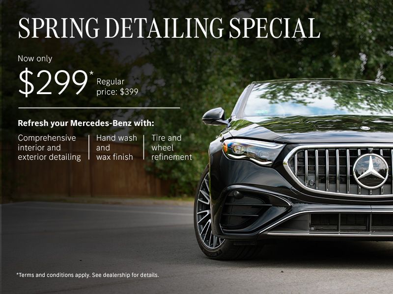 Spring Detailing Booking Mercedes-Benz Boundary | Spring Detailing Special