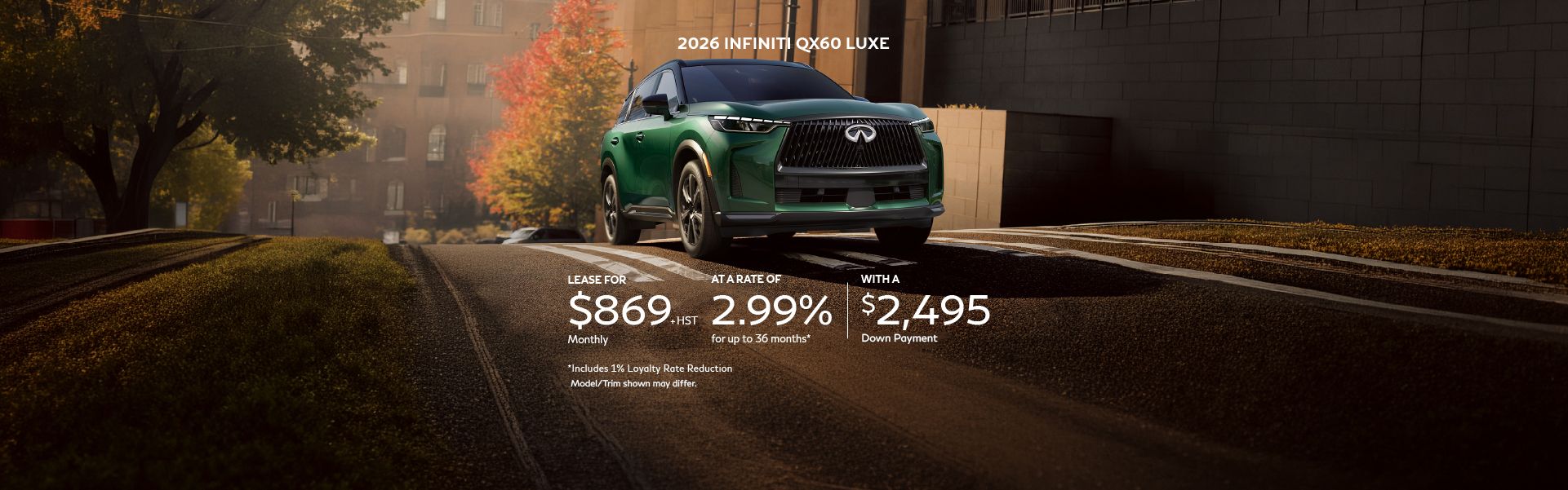 2026 QX60 - April Offer