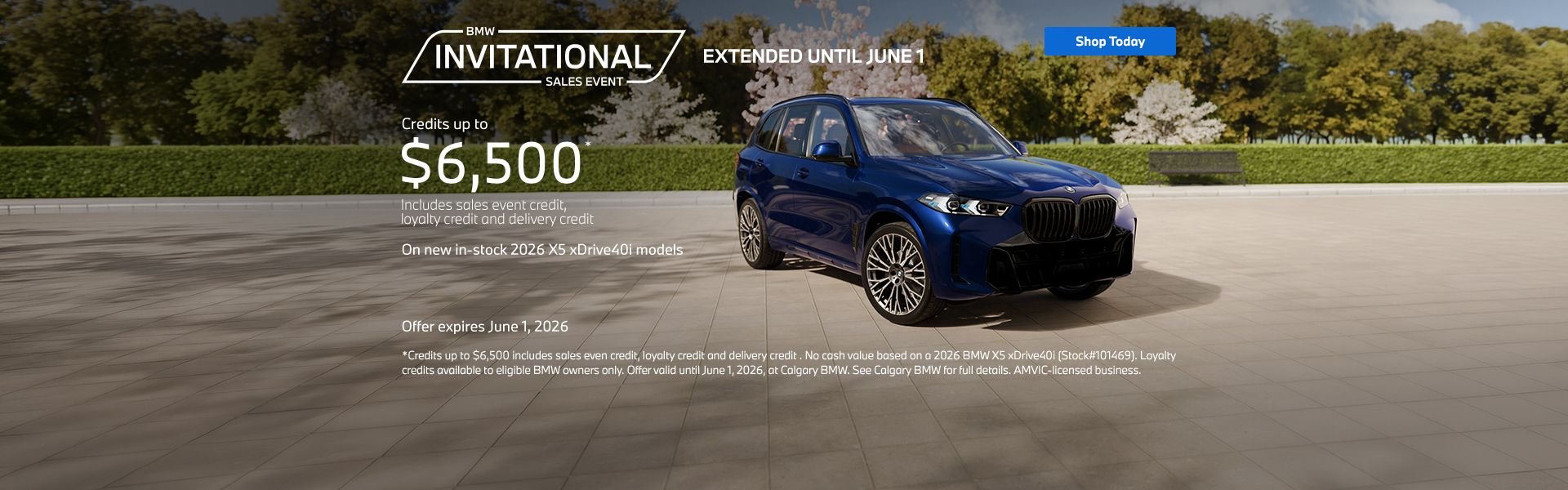 BMW Invitational Sales Event | 2026 X5 xDrive40i